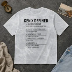 Hot Nice Gen Defined 45 60 Years Old Washed T-Shirt