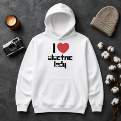 Hot Nice I Love Electric Lady Jimi Hendrix Rock Music Hoodie