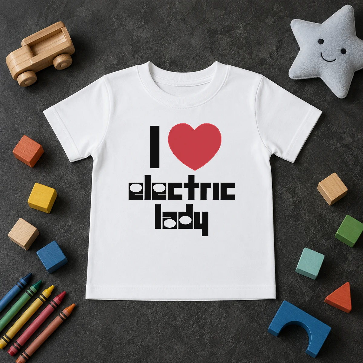 Hot Nice I Love Electric Lady Jimi Hendrix Rock Music Kids T Shirt Hot Nice I Love Electric Lady Jimi Hendrix Rock Music Kids T-Shirt