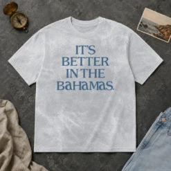 Hot Original It'S Better In The Bahamas Travel Vacation Washed T-Shirt
