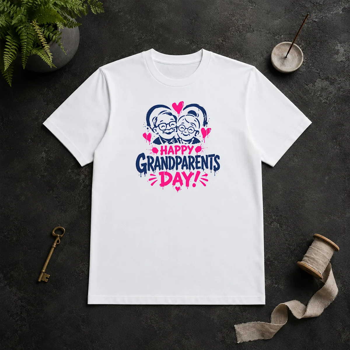 Hot Premium Happy Grandparents Day Grunge Shirt Hot Premium Happy Grandparents Day Grunge Shirt