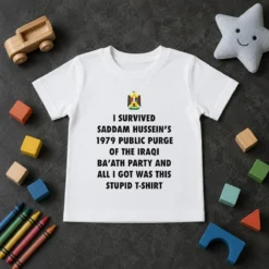 Nice Funny I Survived Saddam Hussein' 1979 Public Purge Of The Iraqi Kids T-Shirt