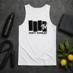 Nice Funny MTV Party Tonight 1981 Music Television Tank Top