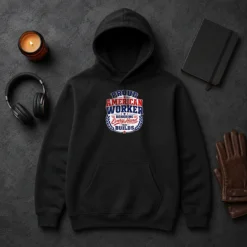 Nice Official Labour Day Proud American Worker Vector For Holiday Gi Hoodie
