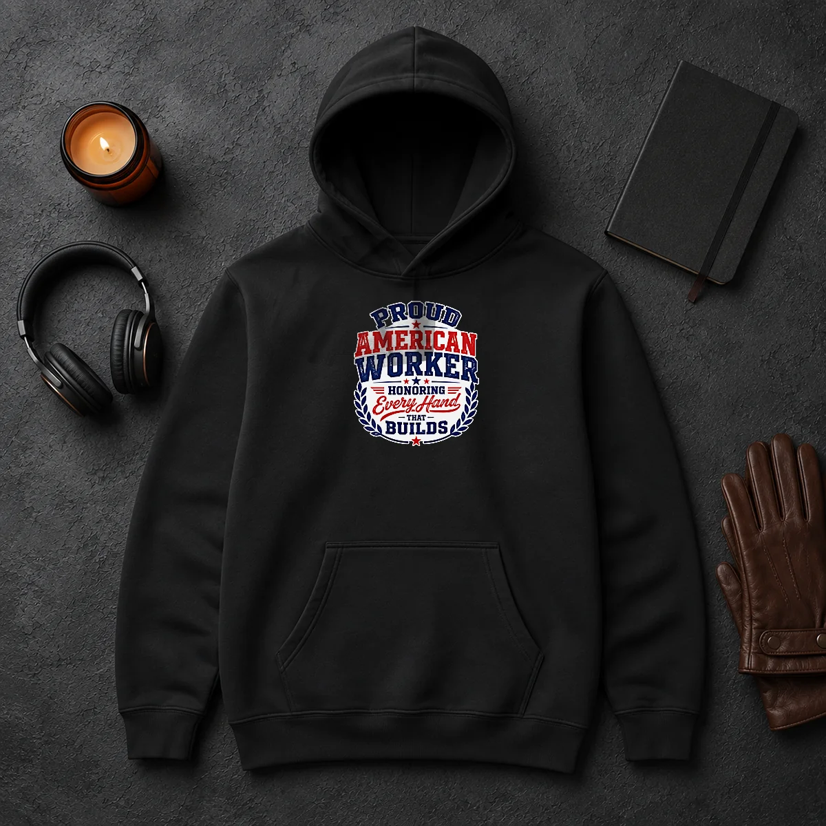 Nice Official Labour Day Proud American Worker Vector For Holiday Gi Hoodie Nice Official Labour Day Proud American Worker Vector For Holiday Gi Hoodie