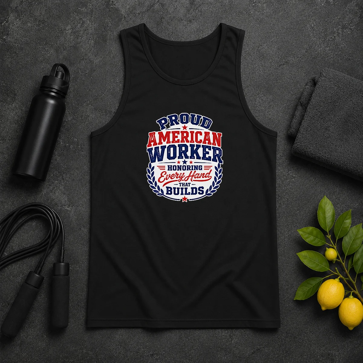 Nice Official Labour Day Proud American Worker Vector For Holiday Gi Tank Top Nice Official Labour Day Proud American Worker Vector For Holiday Gi Tank Top