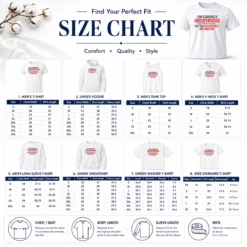 Size chart for Nice Original I Am Currently Unsupervised I Know It Freaks Me Out Too with measurements in inches and cm to help choose the right fit