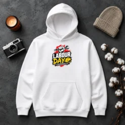 Nice Pretty Labour Day Fist Wrench Building Futures Grunge Hoodie
