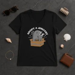 Nice Top Adopt A Jimothy V-Neck Shirt