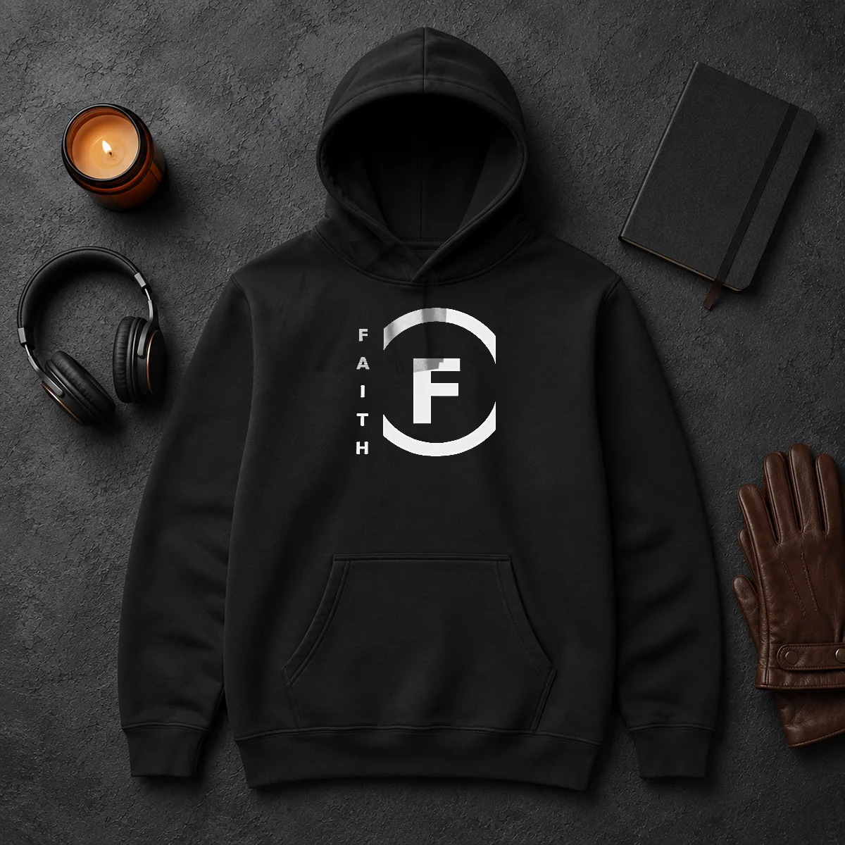 Perfect Awesome Faith F Logo Minimalist Hoodie Perfect Awesome Faith F Logo Minimalist Hoodie
