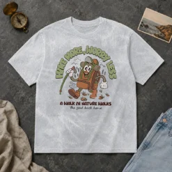 Premium Good Hike More Worry Less A Walk In Nature Walks The Soul Back Home Washed T-Shirt