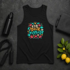 Premium Hot Eat Your Veggies Healthy Eating Vegetables Tank Top