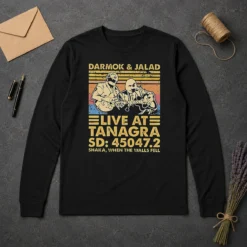 Premium Hot Vintage Darmok And Jalad Live At Tanagra Shaka When The Walls Fell Long Sleeve Shirt