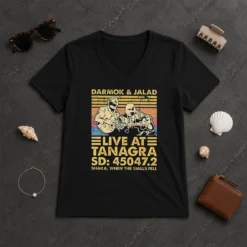 Premium Hot Vintage Darmok And Jalad Live At Tanagra Shaka When The Walls Fell V-Neck Shirt