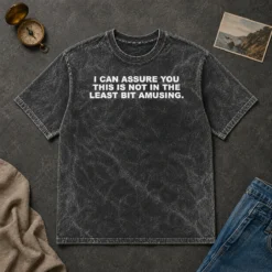 Premium I Can Assure You This Is Not In The Least Bit Amusing Washed T-Shirt