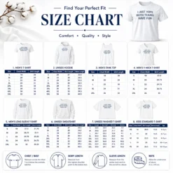 Size chart for Premium Official I Just Hope Both Teams Have Fun Football with measurements in inches and cm to help choose the right fit