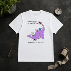 Premium Pretty Transphobia Is Dangerous Trans People Are Not Dinosaur Activism Equality