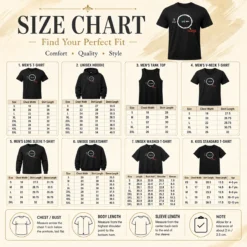 Size chart for Premium Salt Ring Of Protection Geek with measurements in inches and cm to help choose the right fit