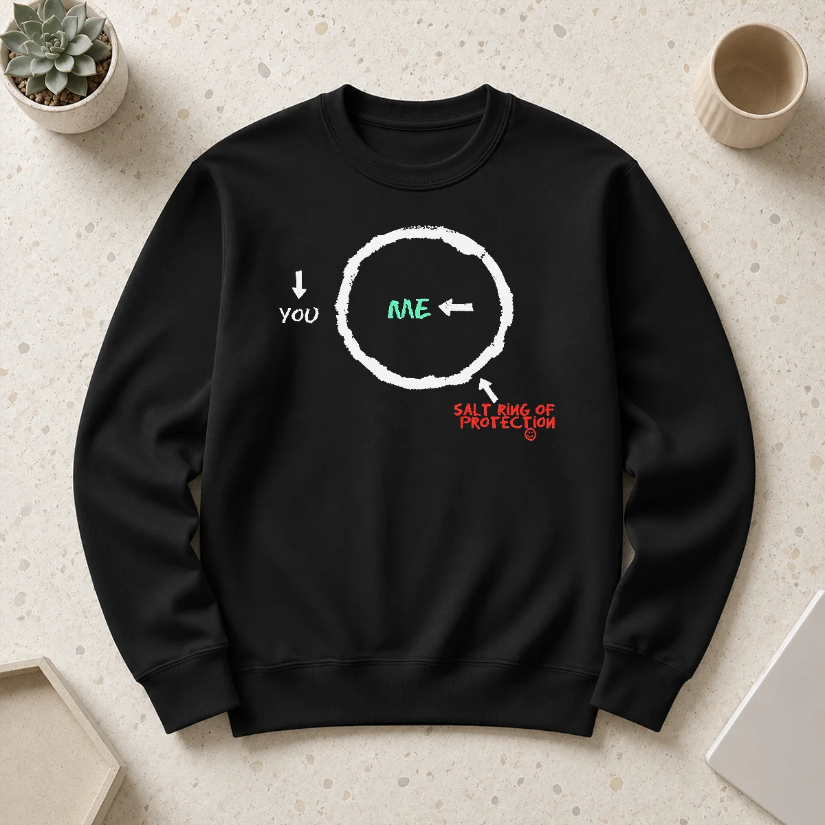 Premium Salt Ring Of Protection Geek Sweater Premium Salt Ring Of Protection Geek Sweater