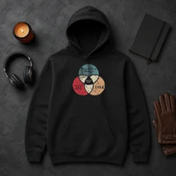 Pretty Awesome Dystopia Venn You Are Here Geek Hoodie